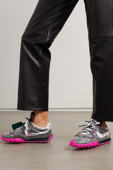 Off white waffle racer pink Clearance