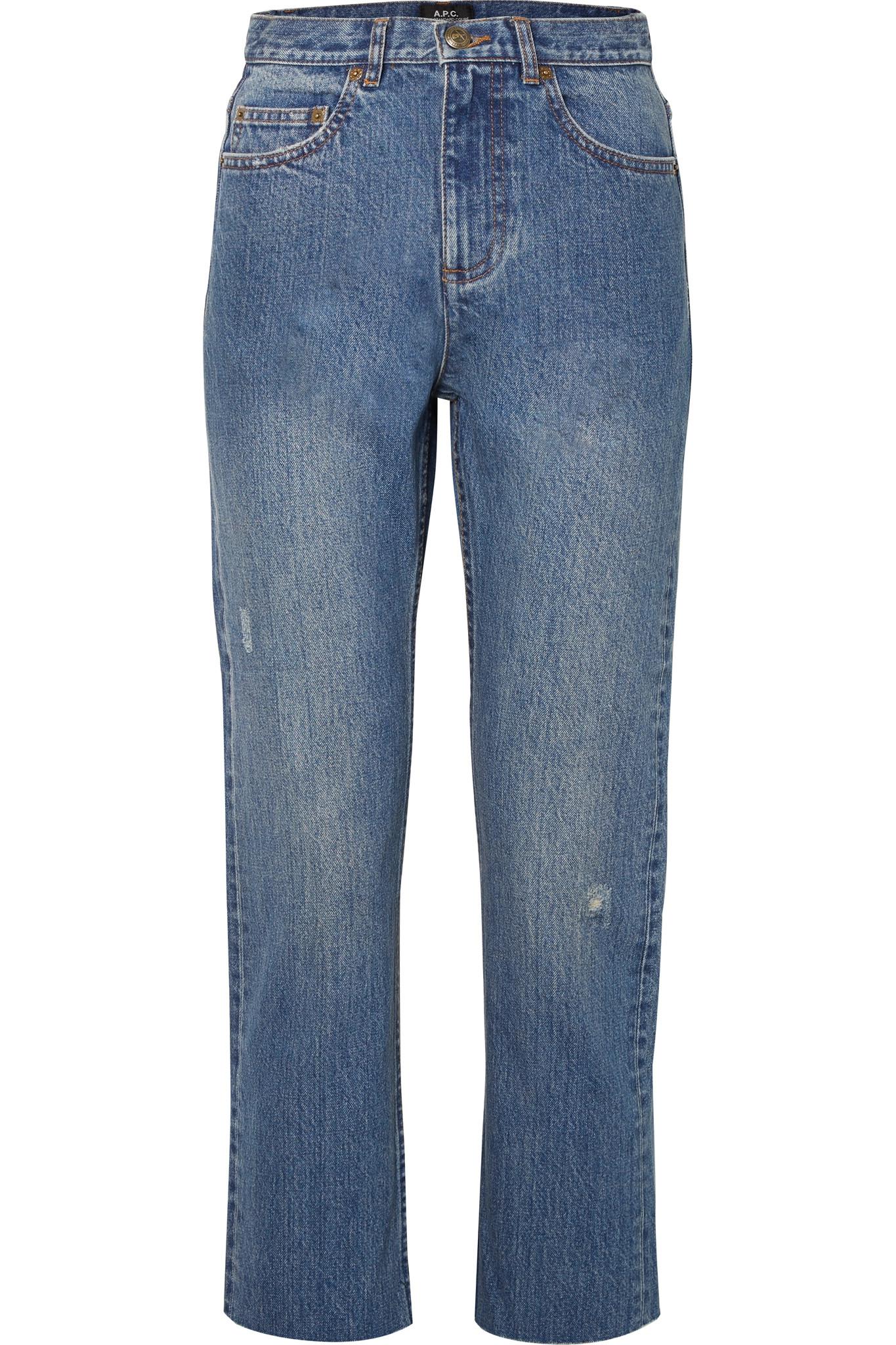 apc straight leg jeans