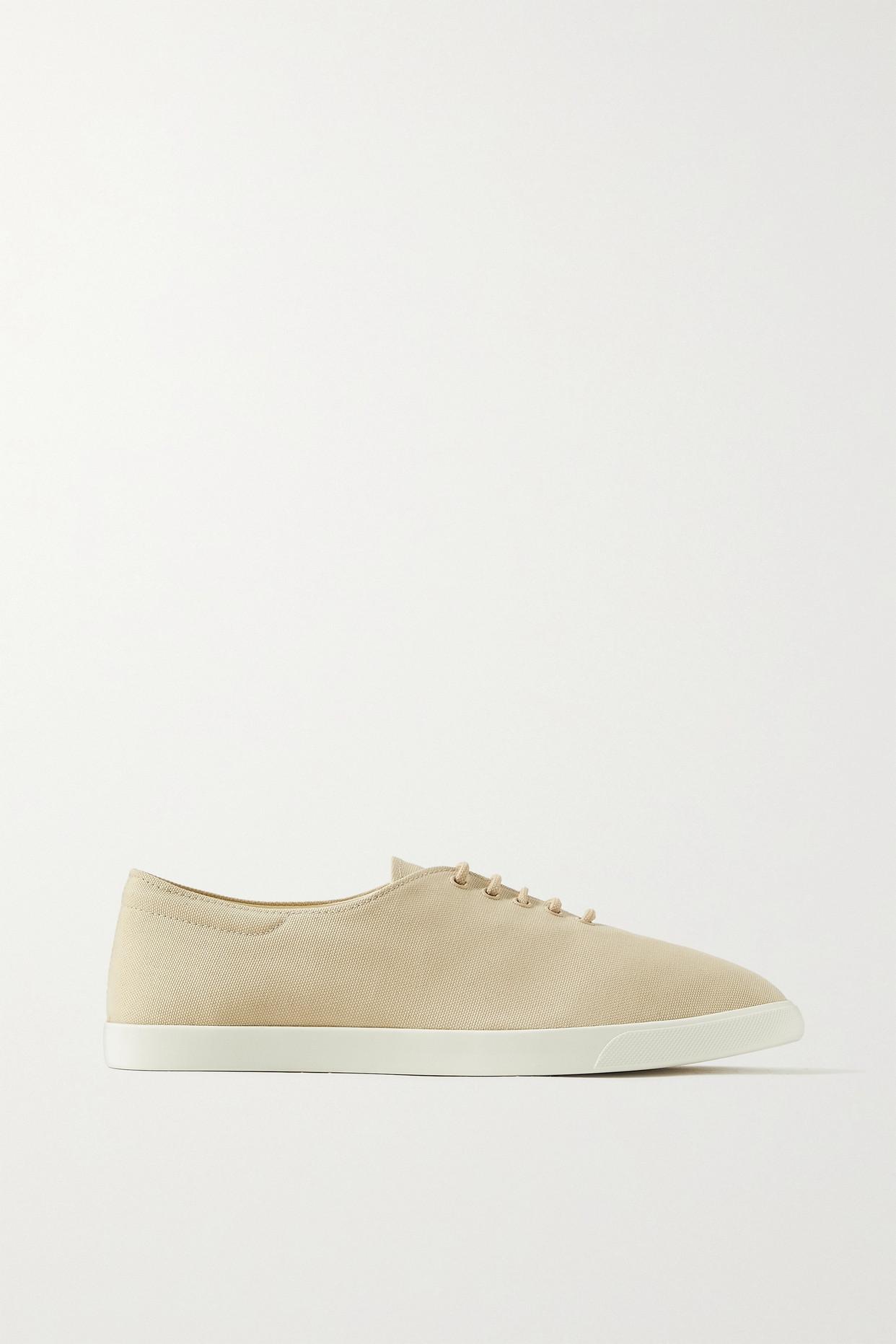 The Row Canvas Sneakers in Natural Lyst