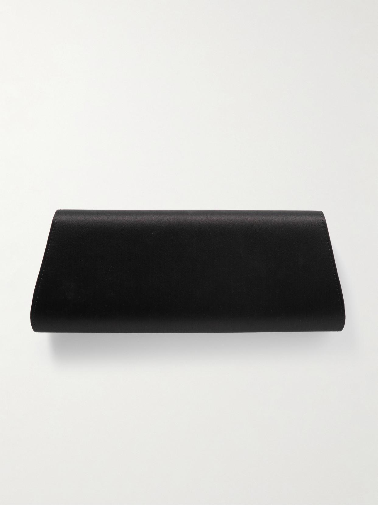 Hunting Season Opera Satin Clutch in Black | Lyst