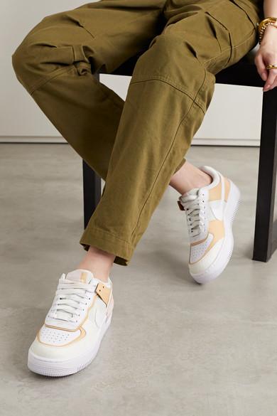 nike air force 1 shadow se leather sneakers