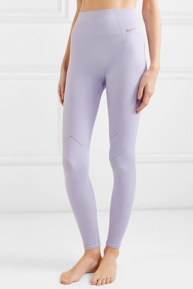Nike Nike Yoga Dri-fit Power leggings With Small Logo in Purple Lyst