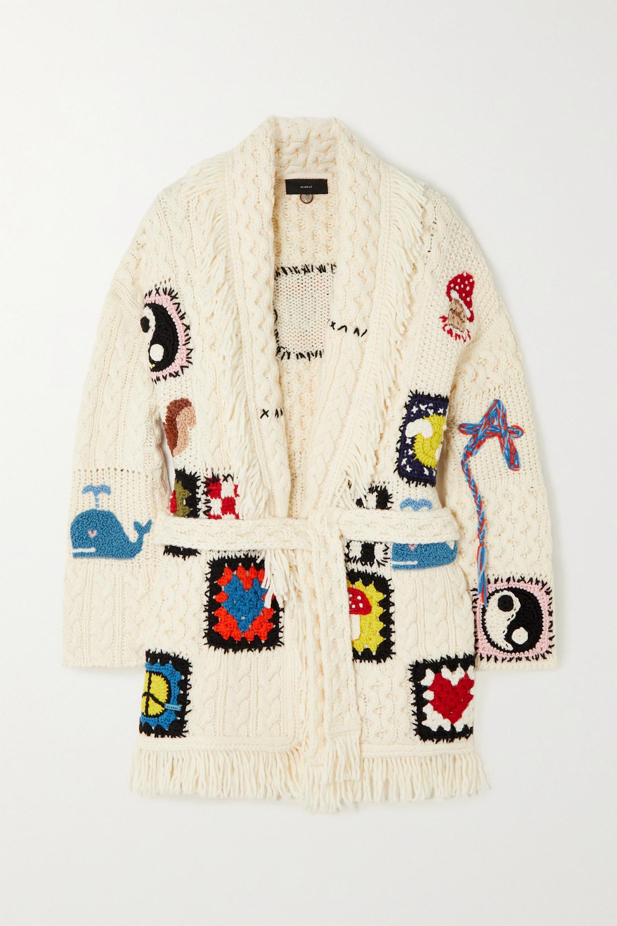 Alanui Northern Vibes Belted Patchwork 