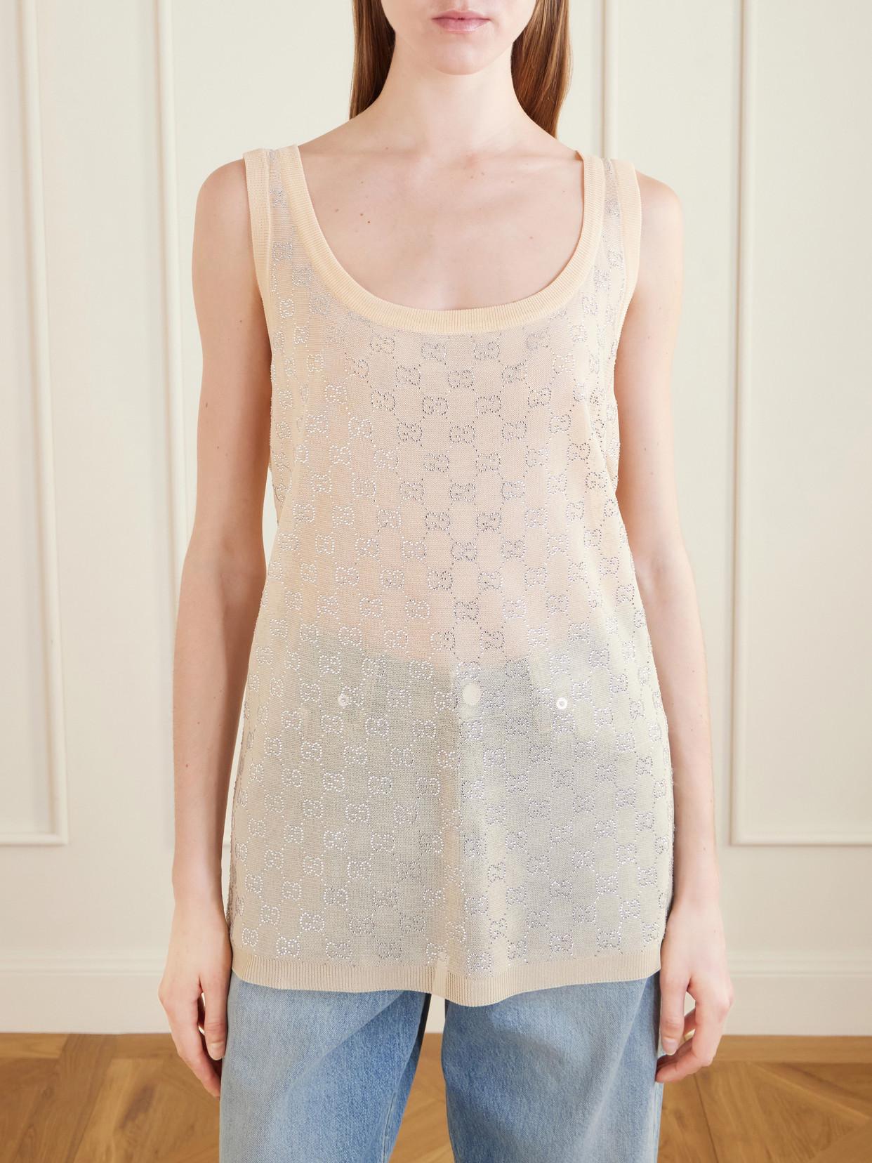 Women's Gucci Sleeveless and tank tops | Lyst