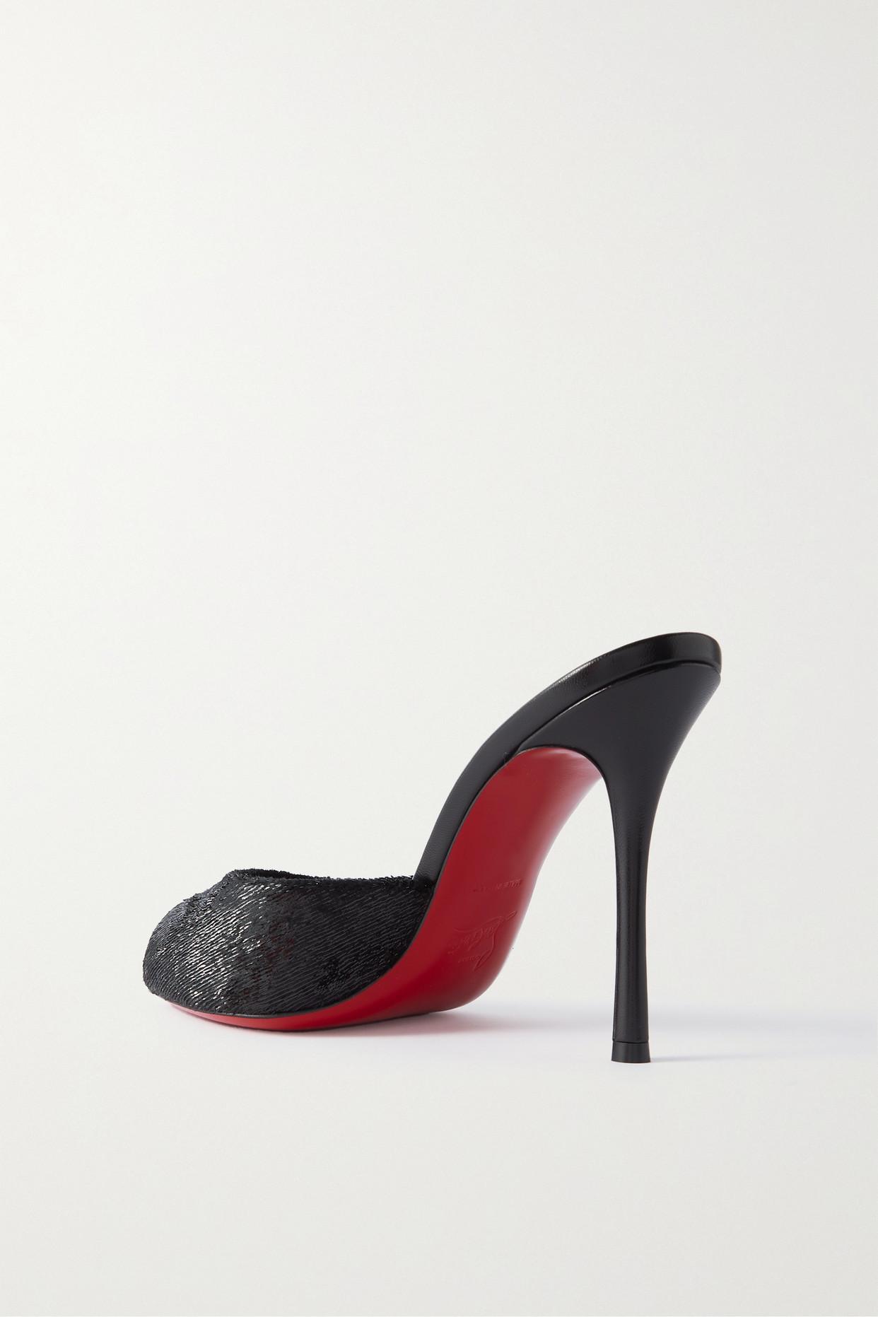 Christian Louboutin Black Me Dolly Heeled Sandals