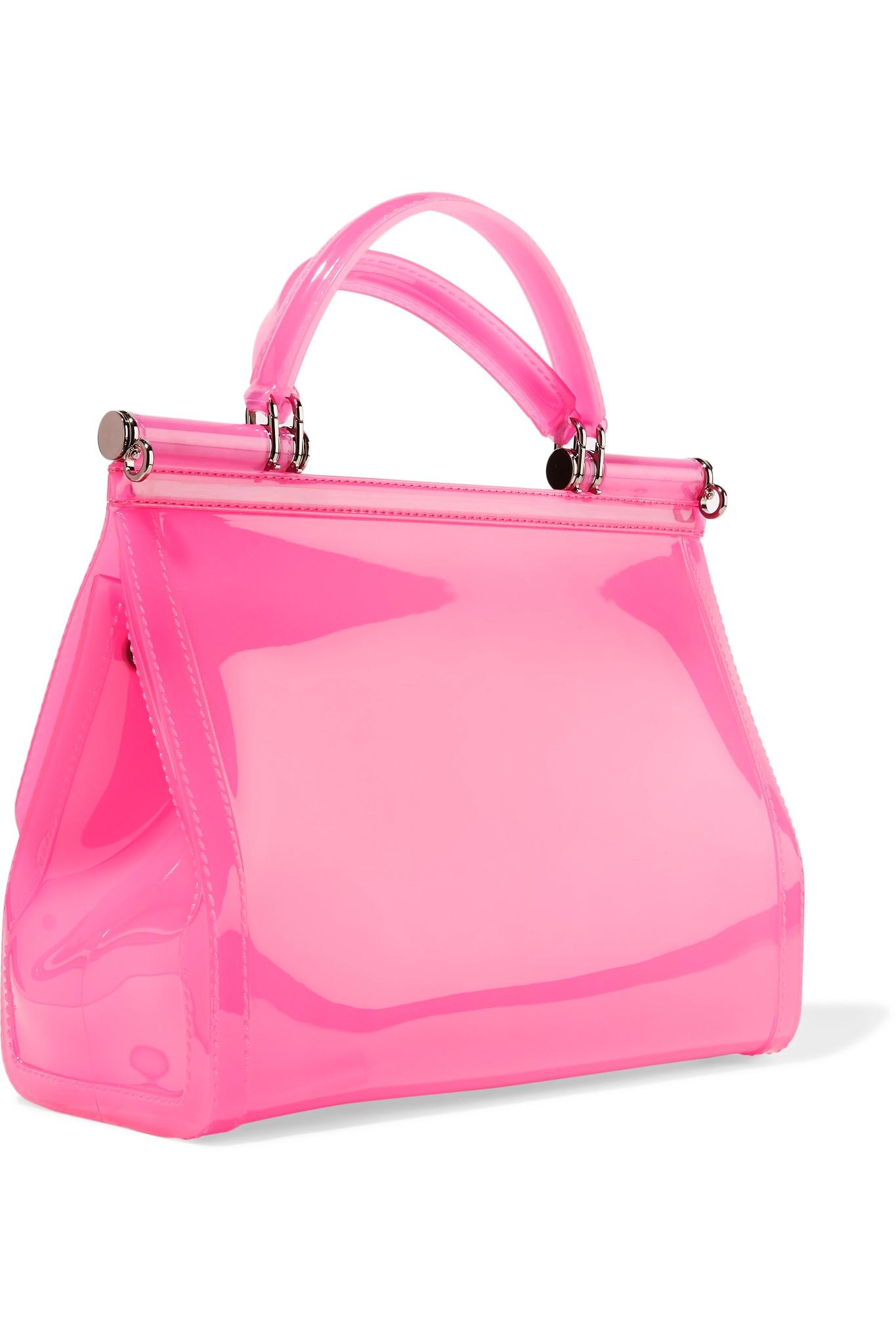 sac a main rose fluo