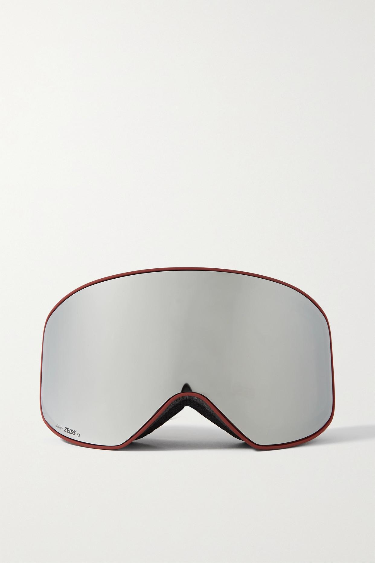 Chloé Mirrored Ski Goggles in Gray Lyst