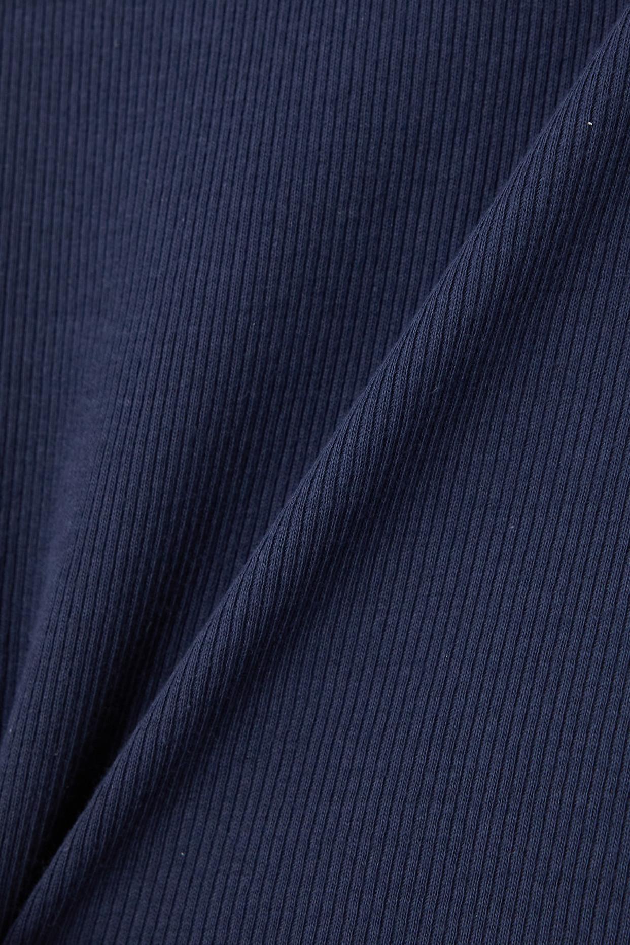 Cotton Rib Onesie – Navy – Playsuit aus geripptem Stretch-Baumwoll-Jersey
