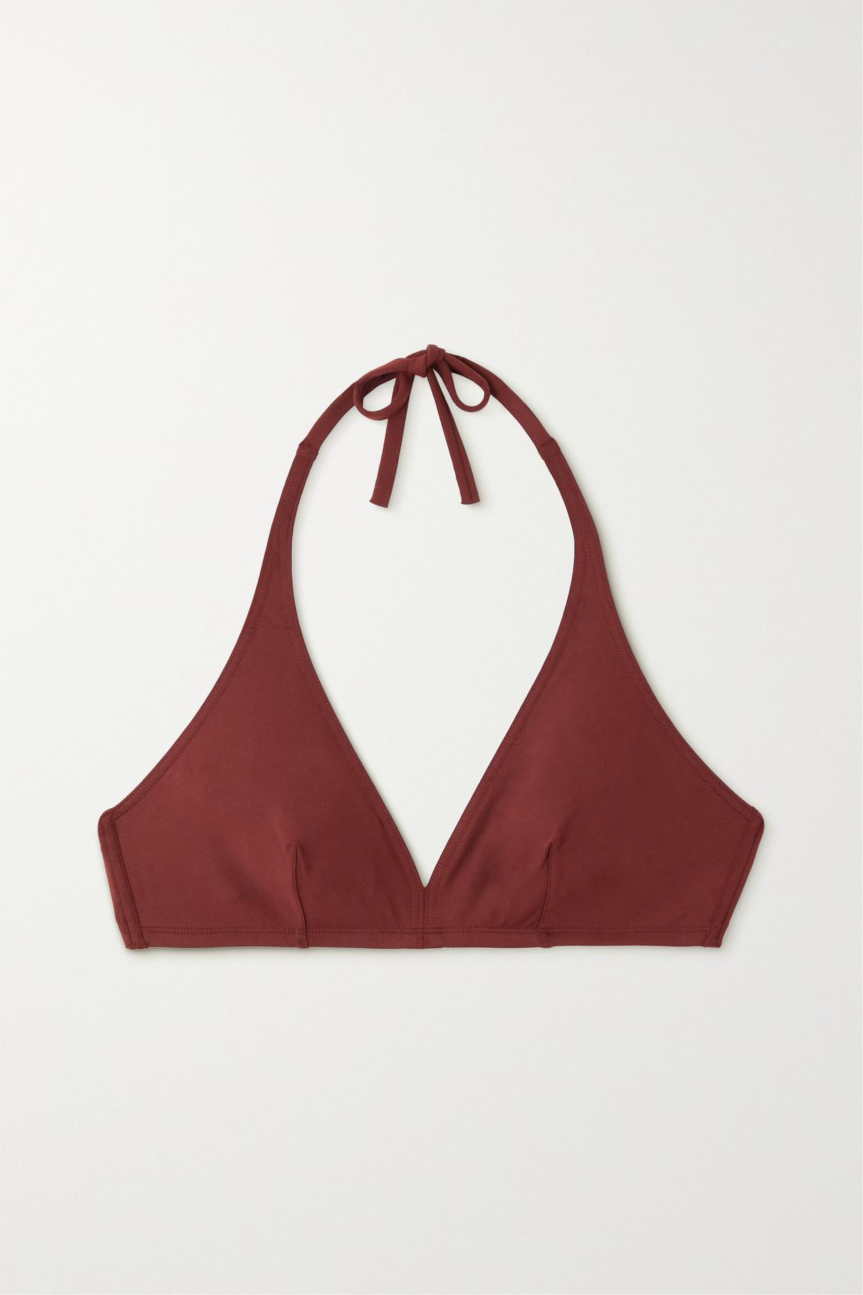 Eres Les Essentiels Gang Triangle Bikini Top in Red | Lyst
