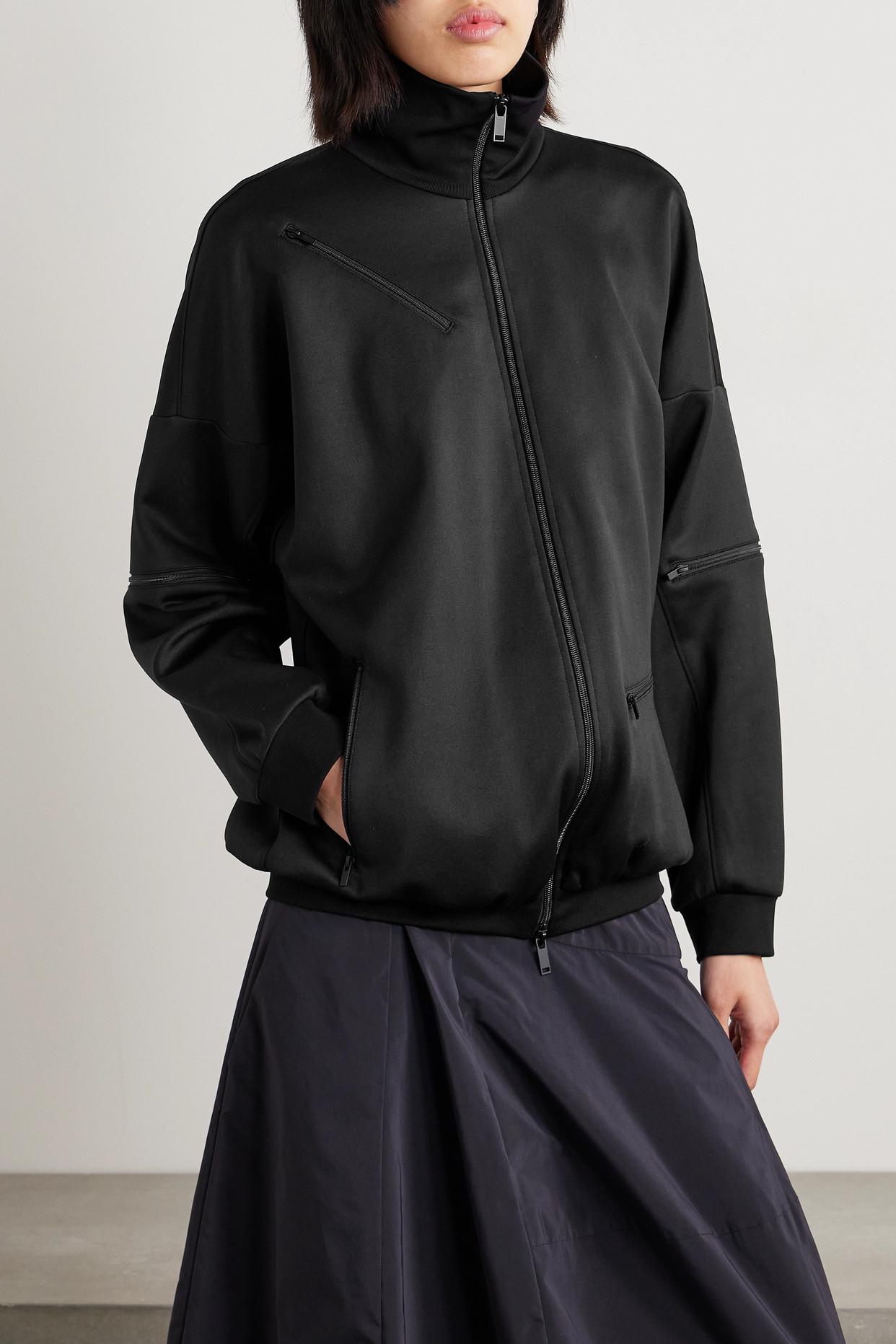 Faux Patent Leather Oversized Jacket – Tibi Official