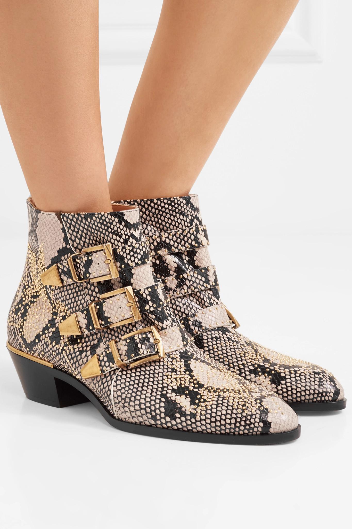 chloe snake boots