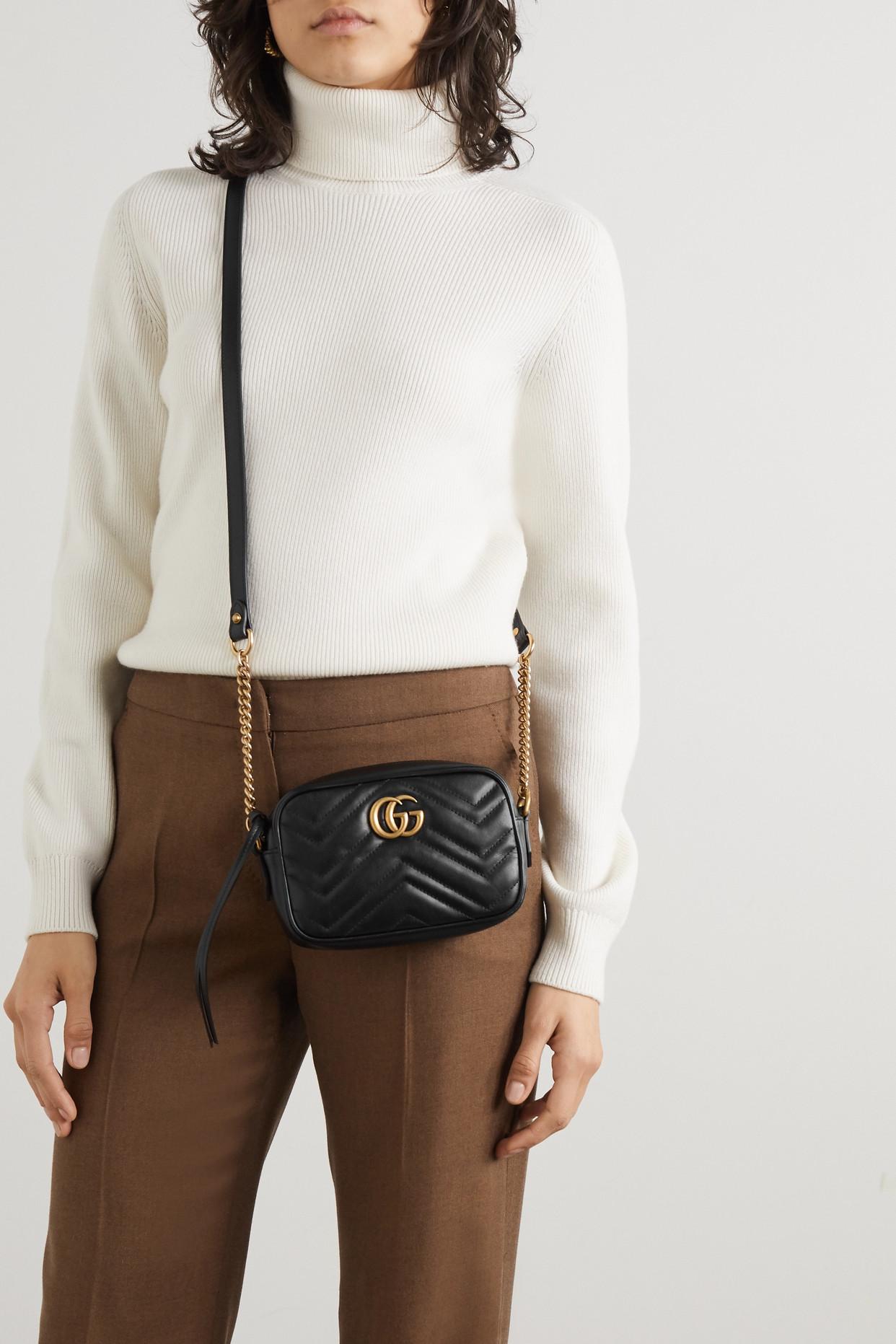 Gucci's Marmont Mini Camera Bag in Black