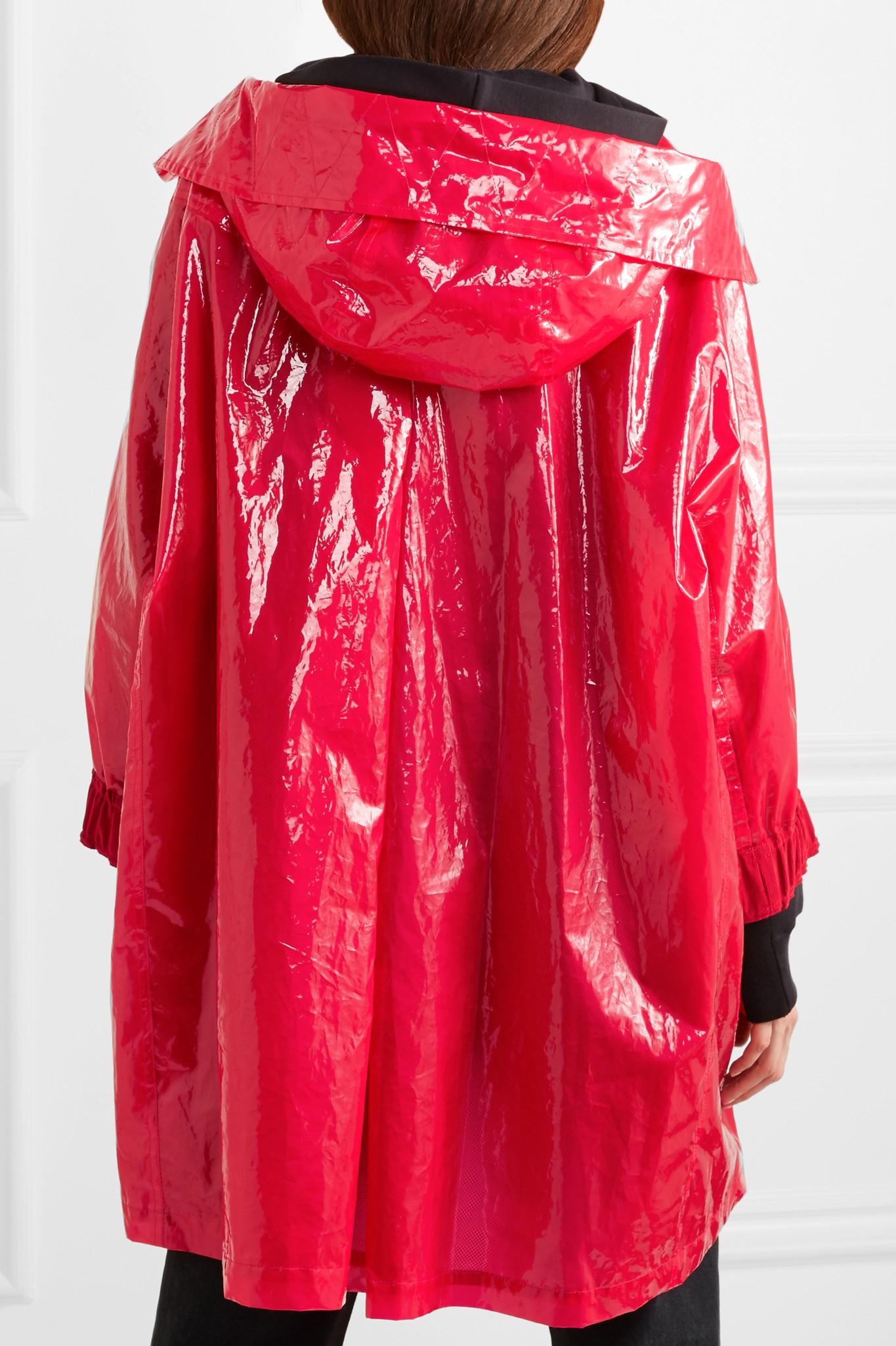Moncler Astrophy Pvc Raincoat in Red | Lyst