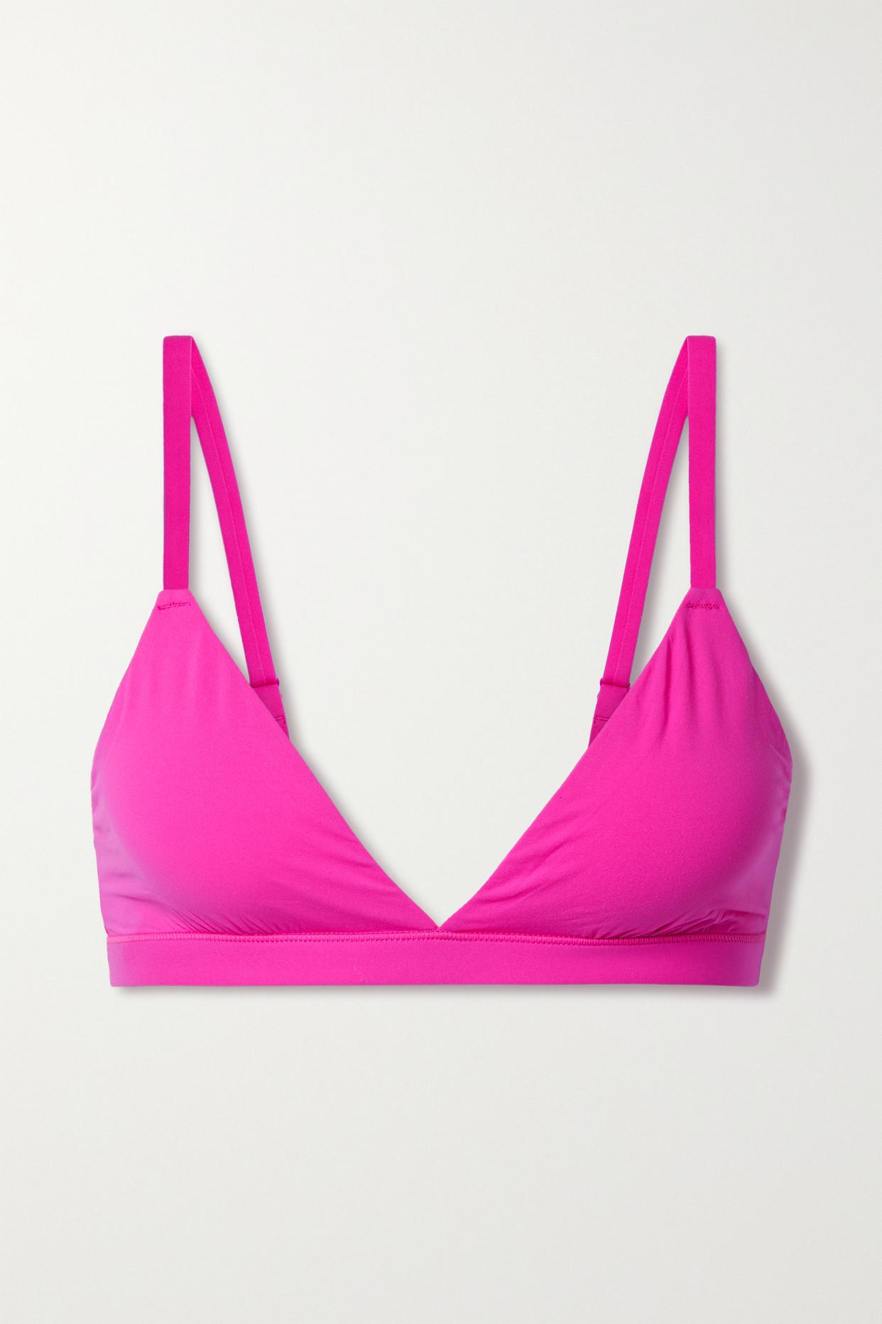 Skims Fits Everybody Triangle Bralette in Pink