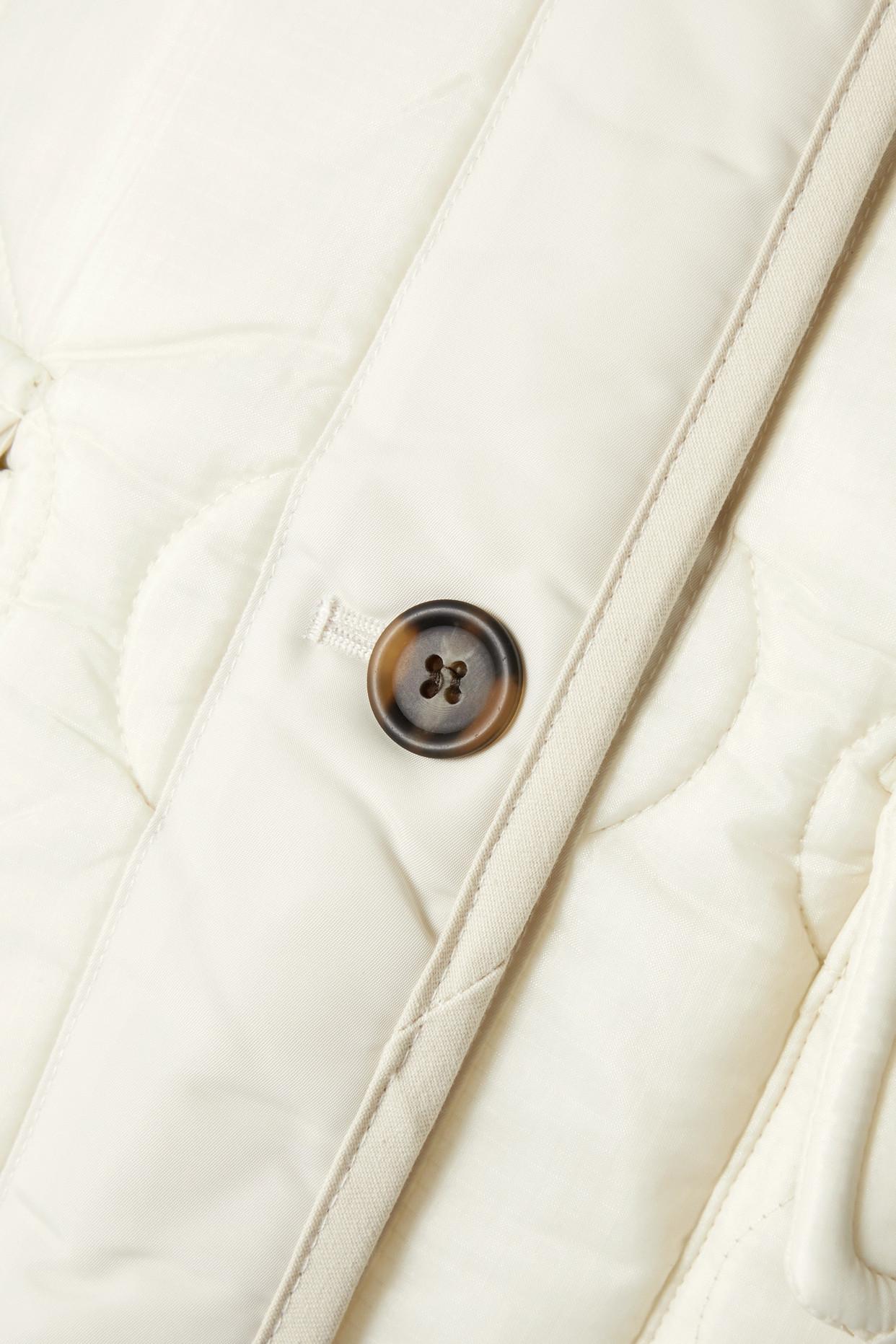 Frankie Shop Quilted Padded Ripstop Jacket in White | Lyst Frankie Shop Quilted Padded Ripstop Jacket in White | Lyst