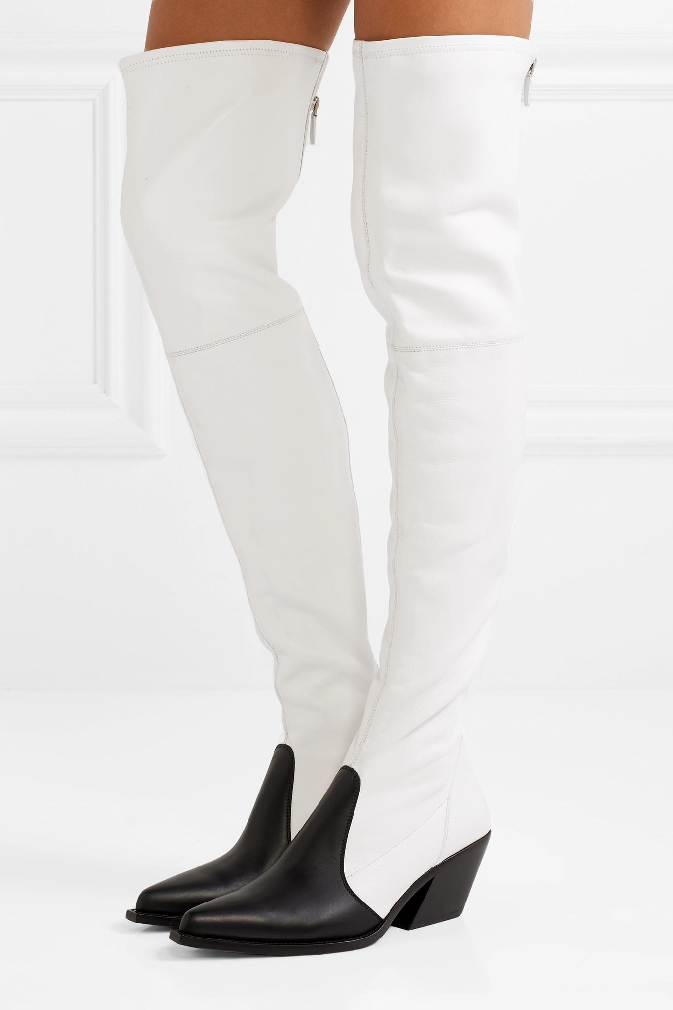givenchy over the knee rain boots
