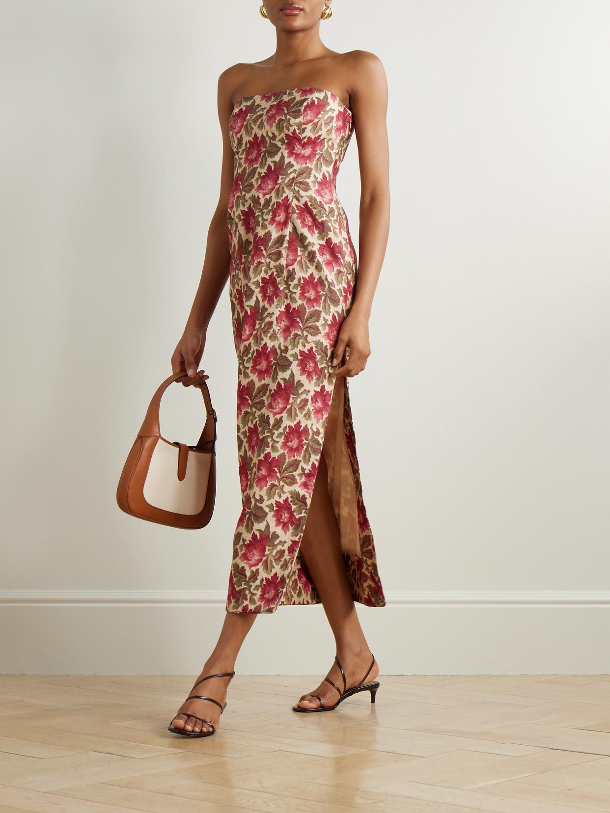 posse red floral dress Posse, Rosalie floral linen shift dress, Women, Red, US 0, Dresses