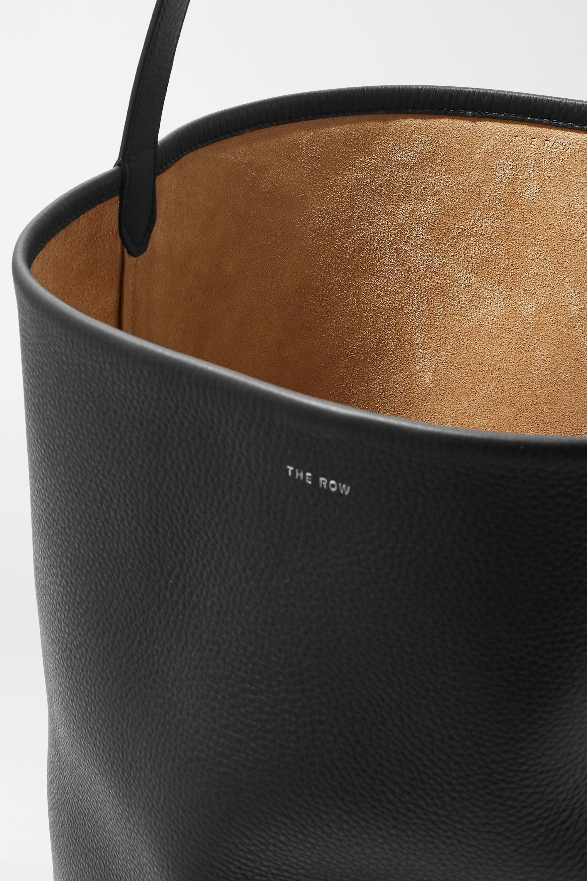 The Row N/s Park Textured-leather Tote in Brown