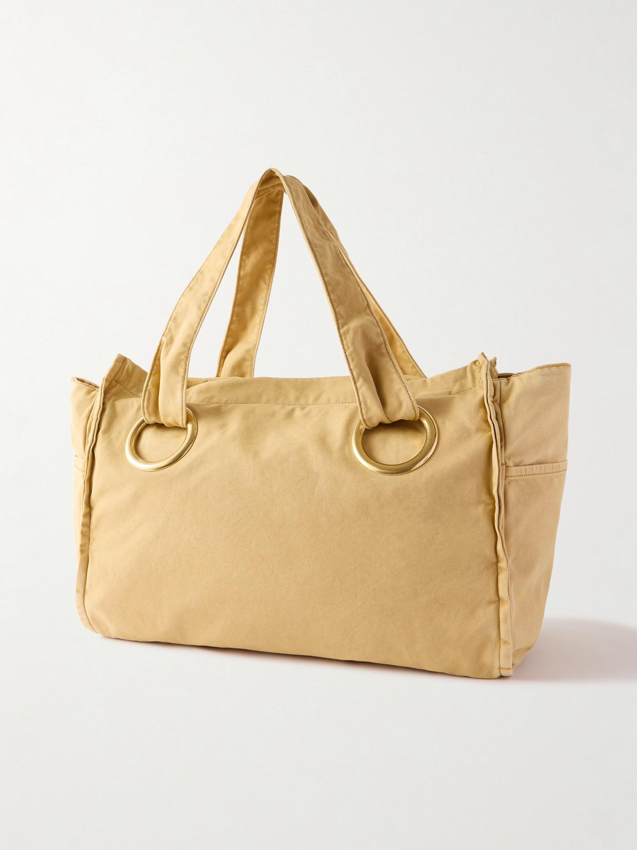 ★SALE★【送料関税無料】Chloe Plage プリントトートバッグ Chloé Plage Printed Cotton-Canvas Tote in Natural | Lyst