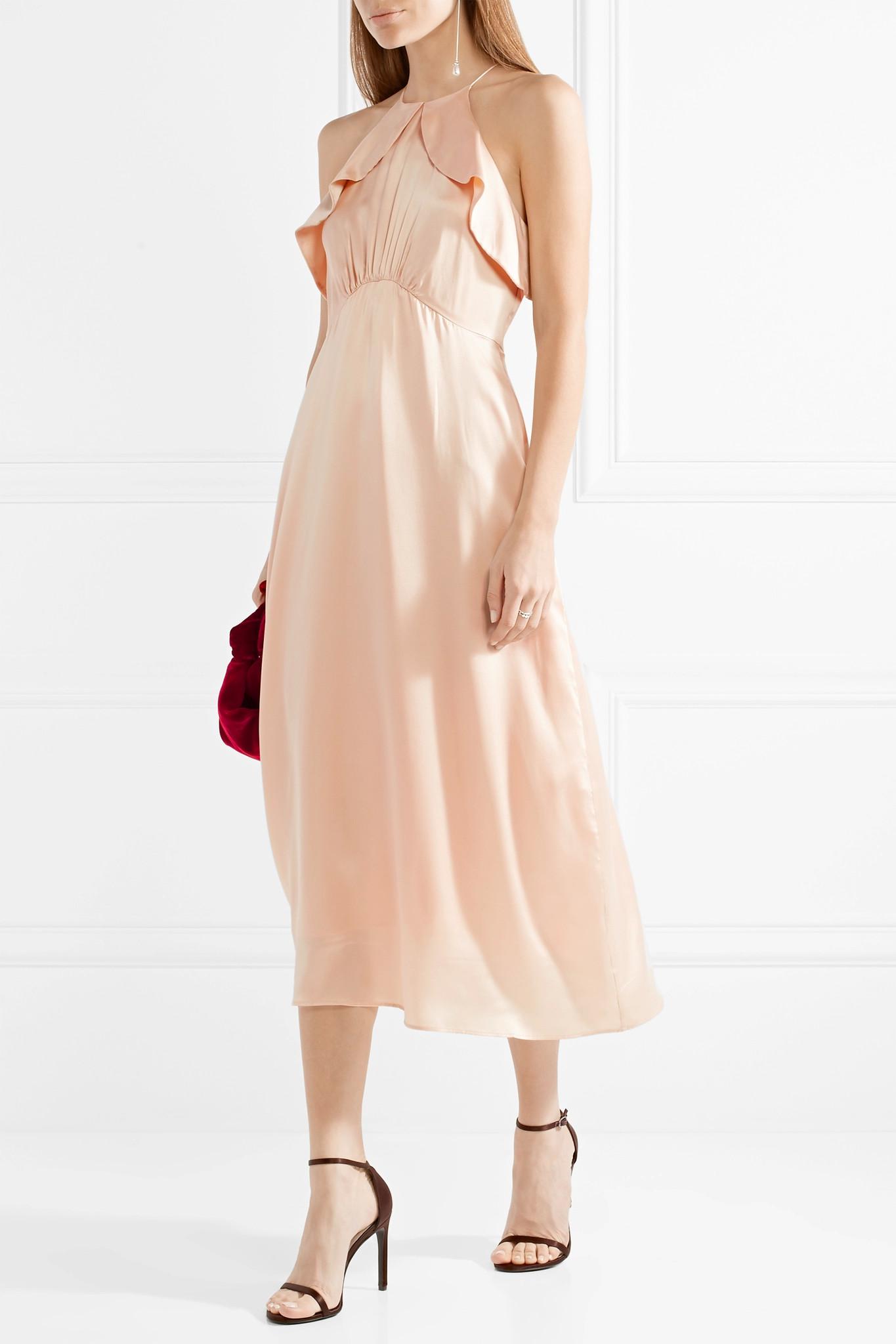 zimmermann silk midi dress