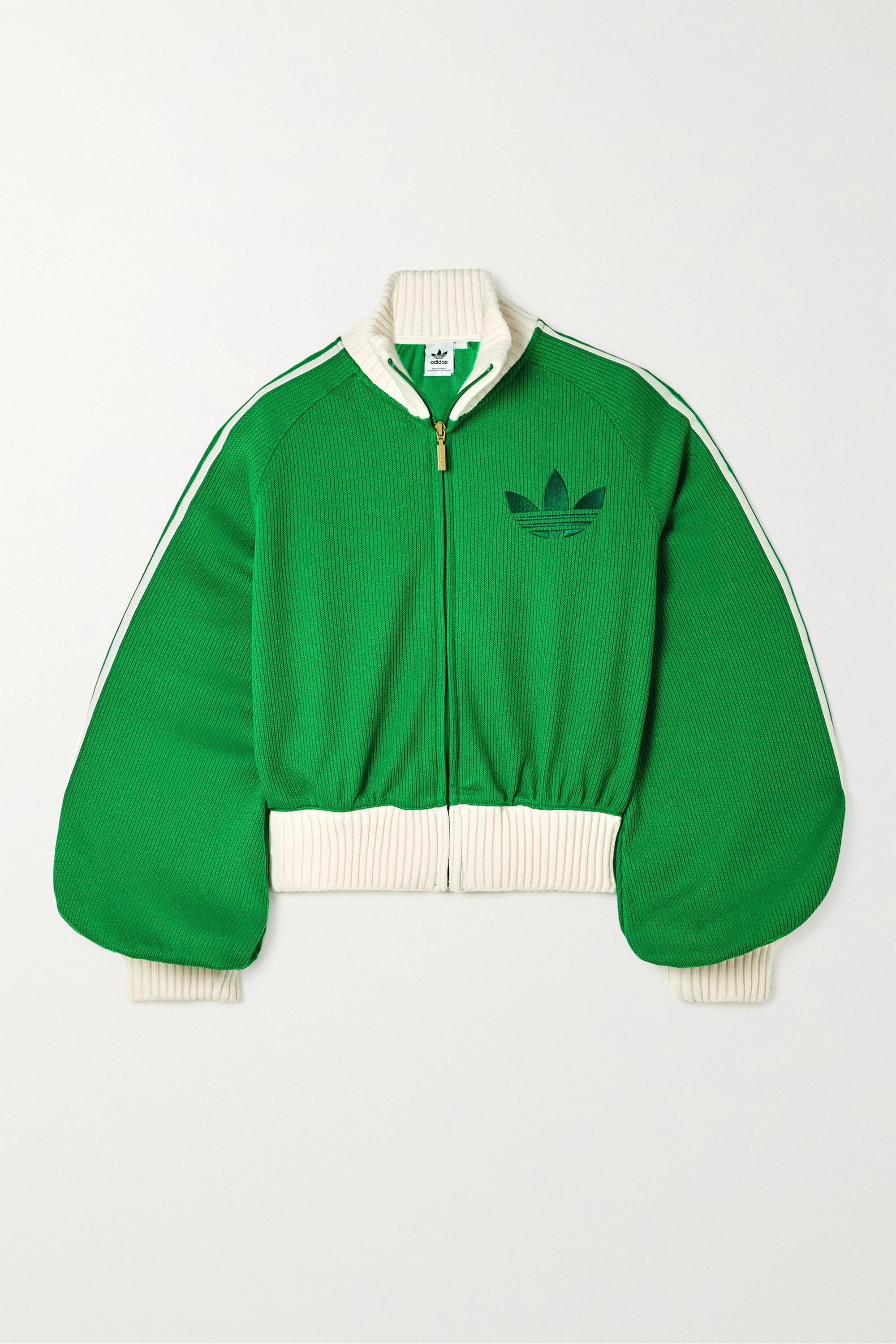 adidas Originals Adicolor Heritage Now Striped Ribbed knit Track