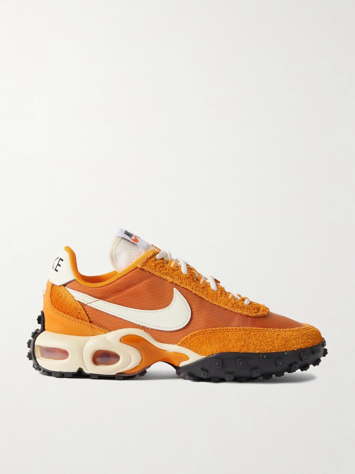orange suede nike