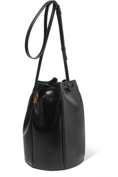 Saint Laurent Leather Talitha Medium Bucket Bag (SHF-16807) – LuxeDH