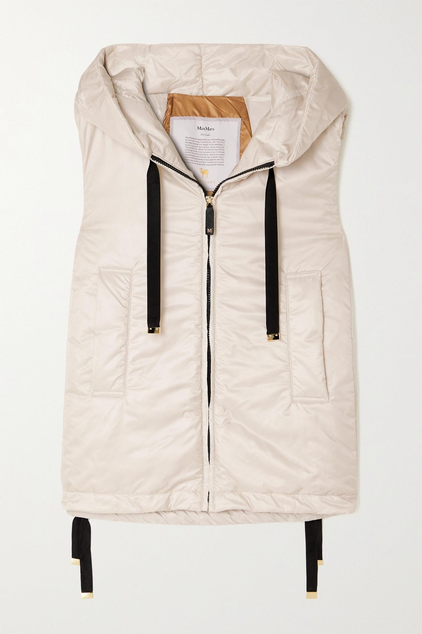 Max Mara Synthetic + Cube Greengo Padded Shell Vest in Gray | Lyst