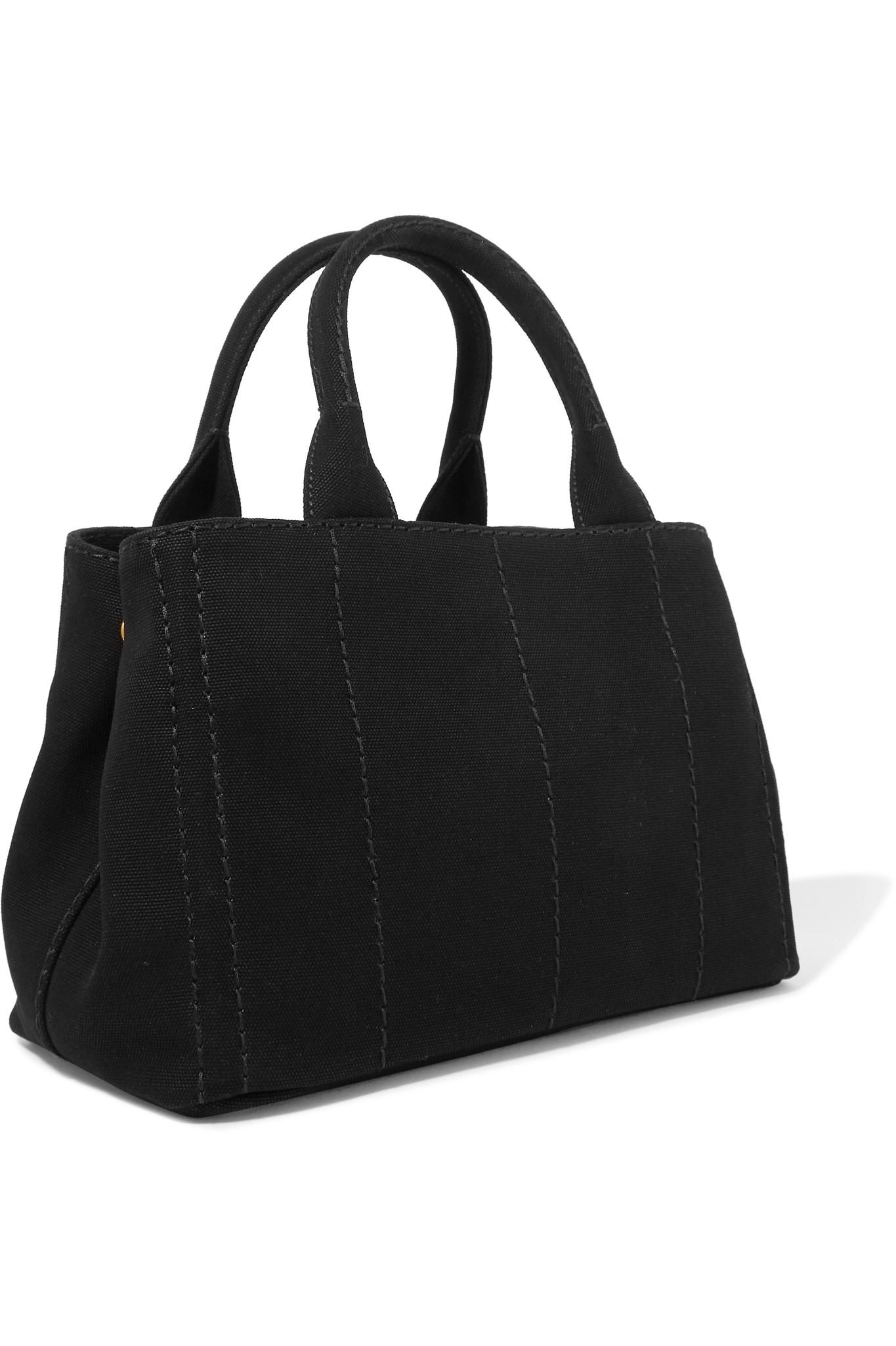 prada canvas tote bags