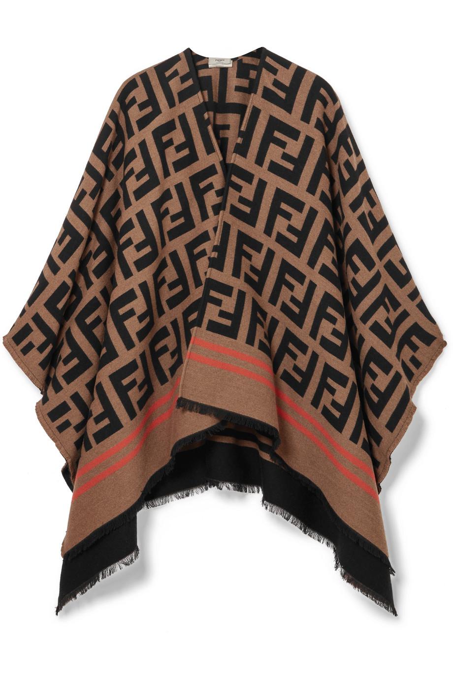 fendi poncho