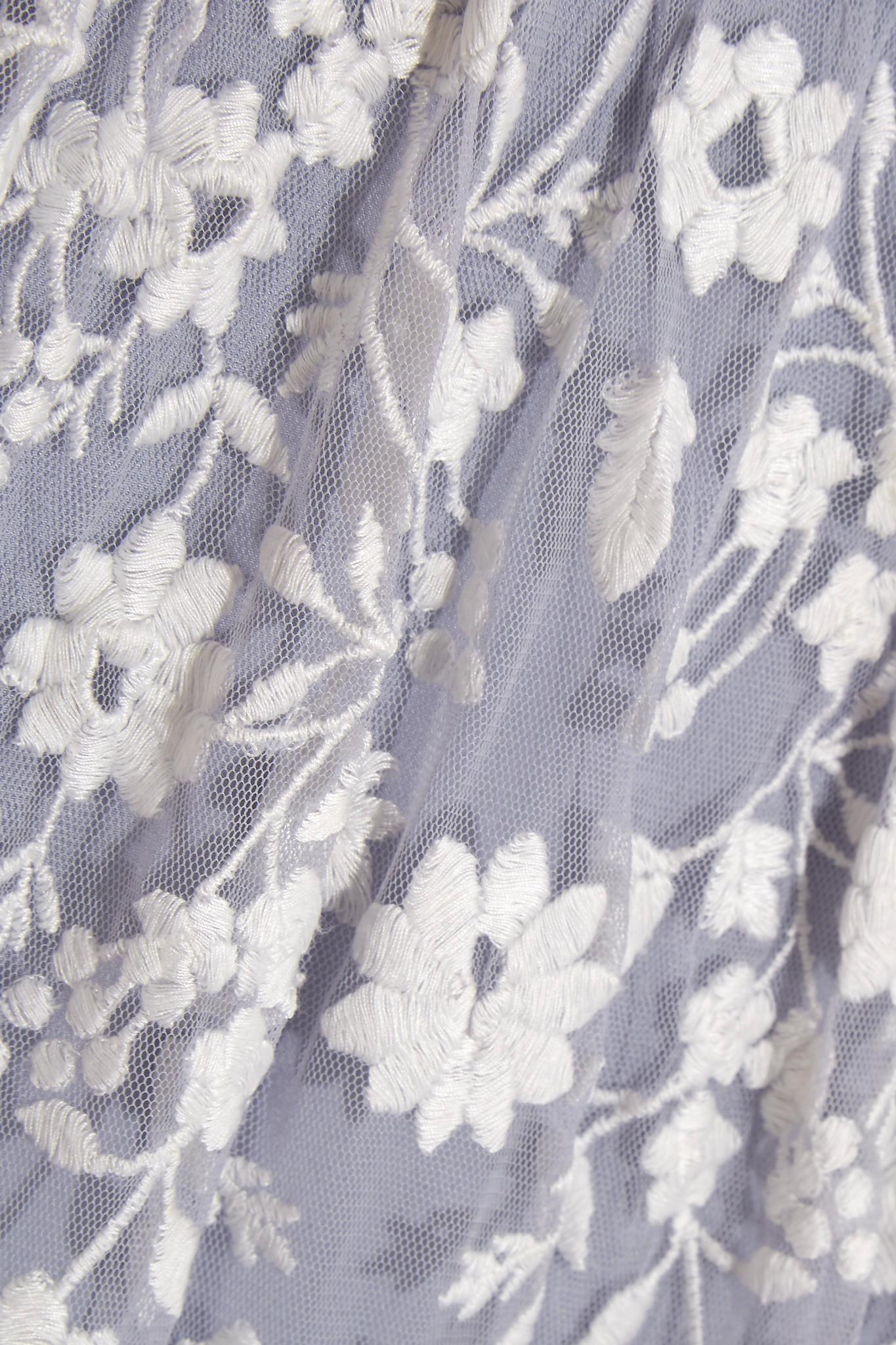 needle and thread meadow sequin gown