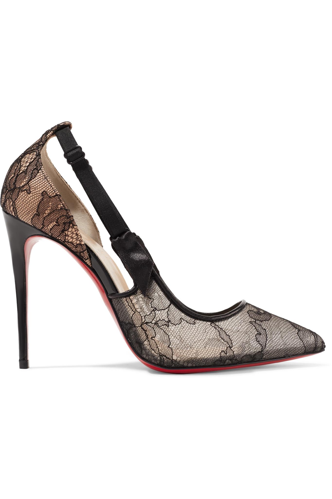 escarpin louboutin dentelle