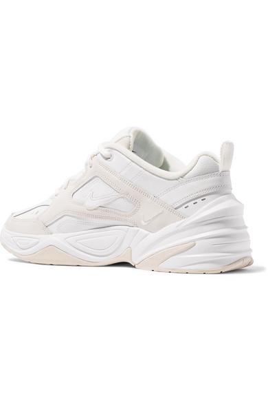 m2k tekno leather and neoprene sneakers