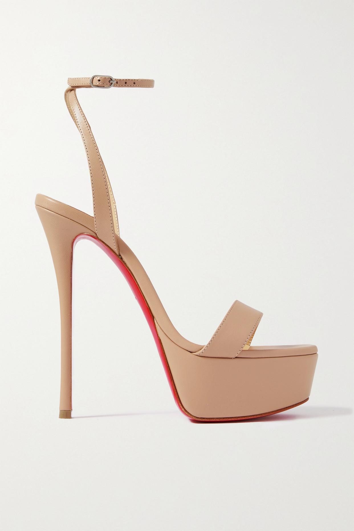 Louboutin shop nude platform