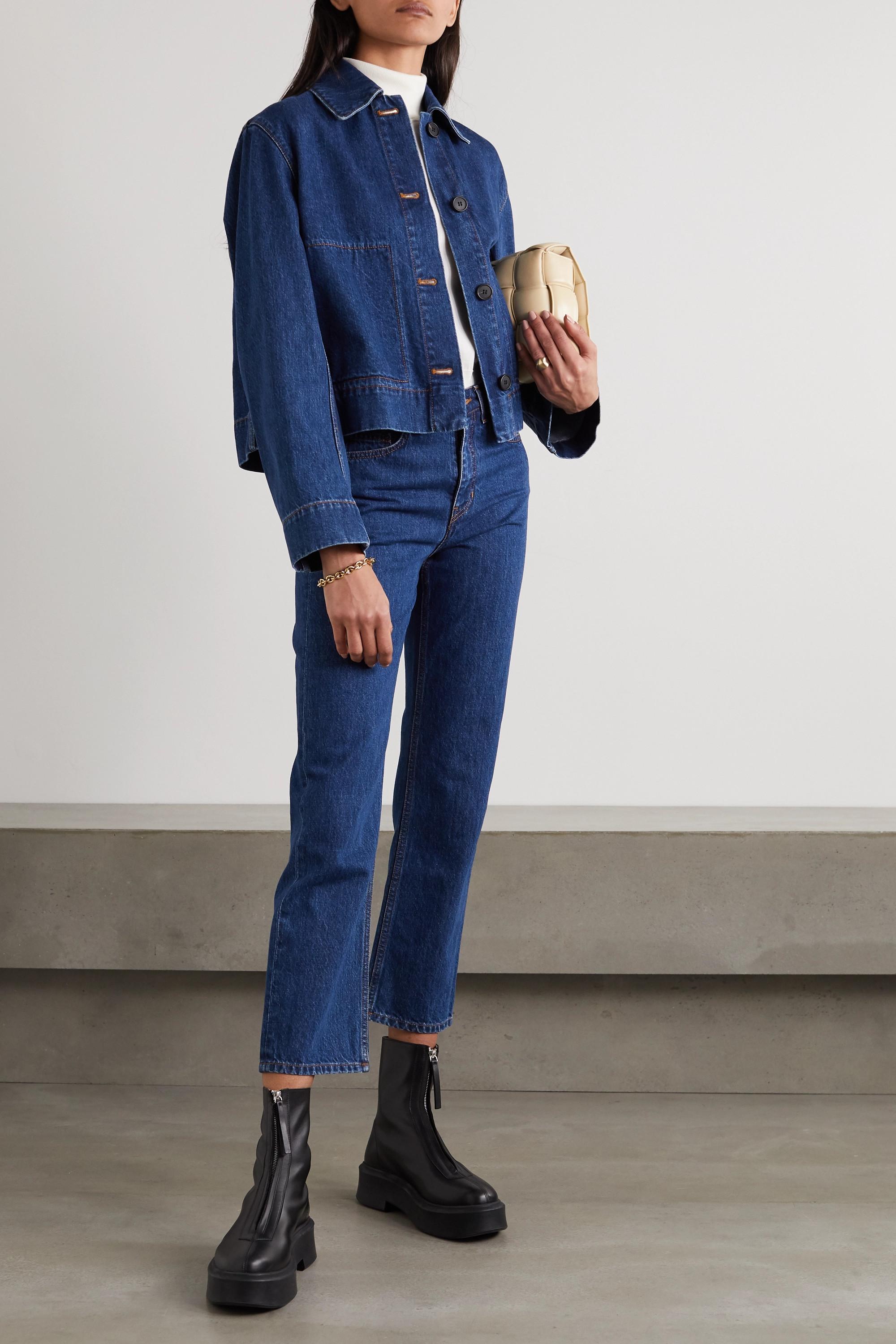 The Row Loes Denim Jacket in Blue | Lyst