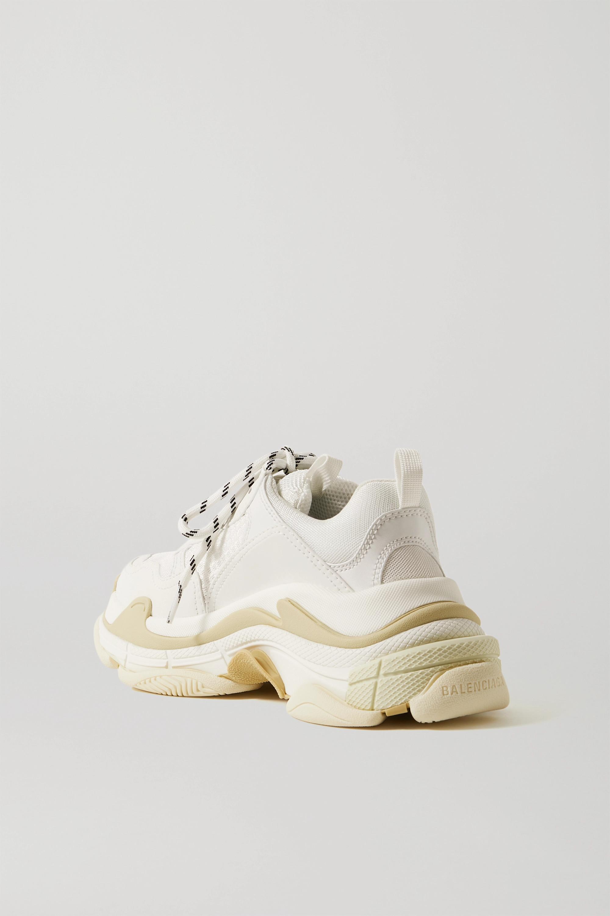 Balenciaga Leather Triple S Clear Sole Sneaker Off White - Save 33% - Lyst
