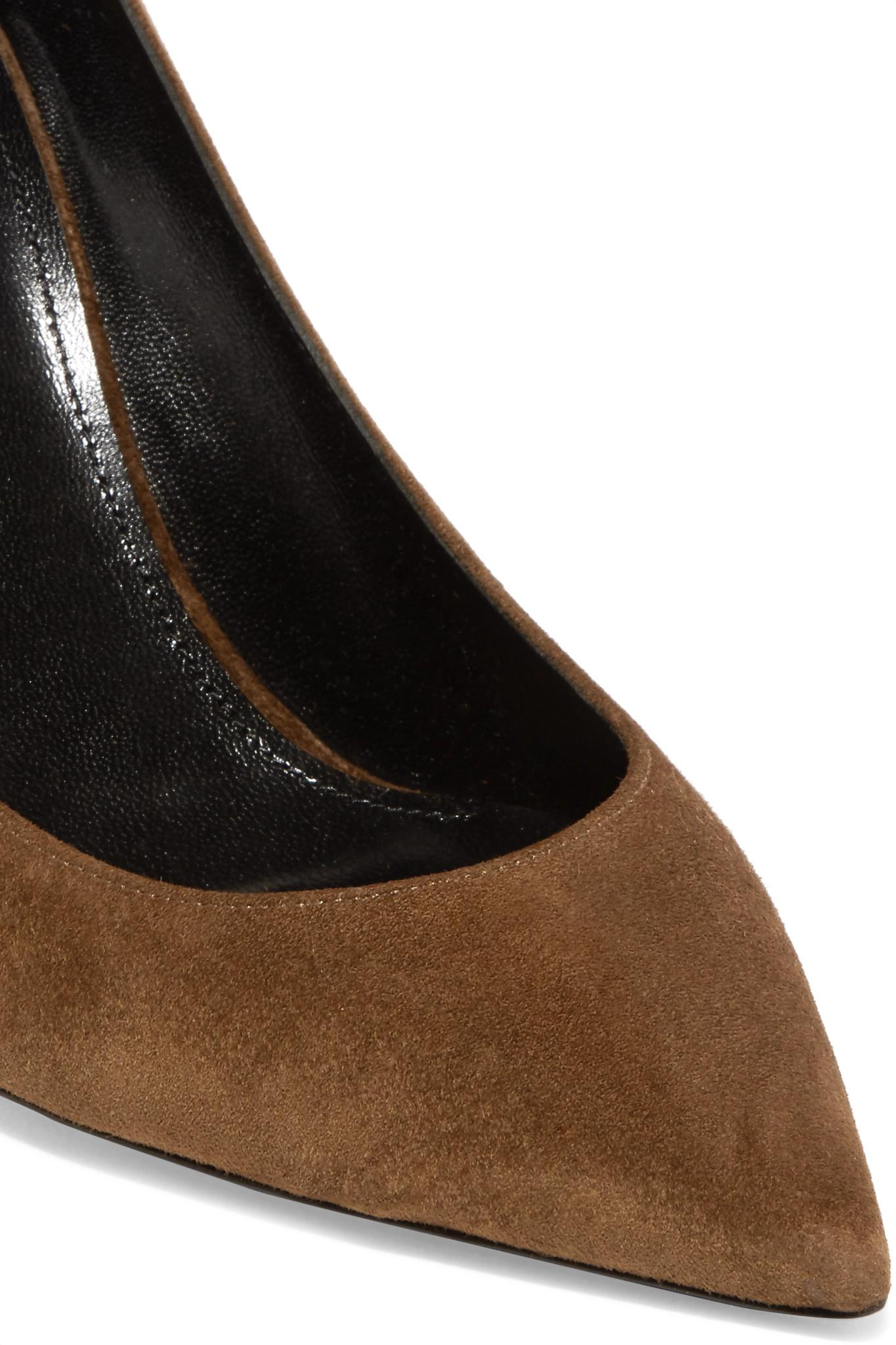 saint laurent women's zoe pointed toe pumps