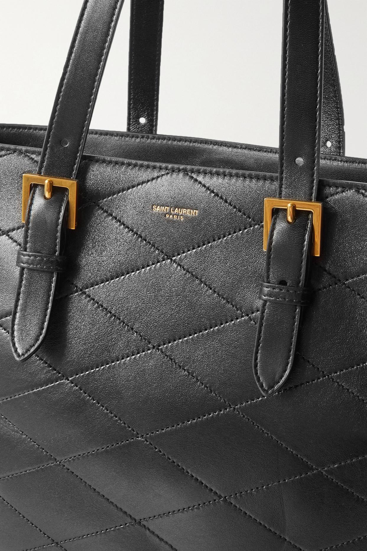 Saint Laurent Talia Quilted Lambskin Leather Tote Bag