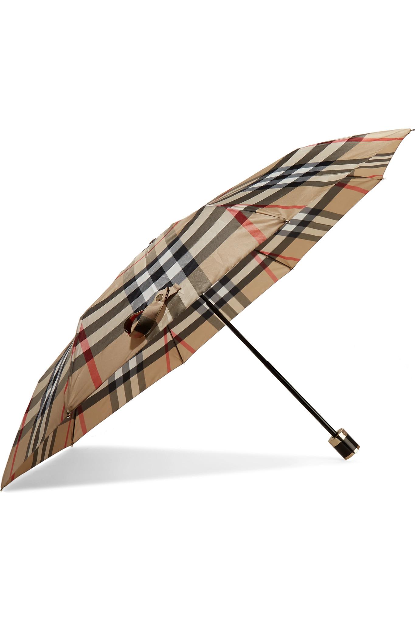 Parapluie En Tissu Technique à Carreaux Burberry | Lyst