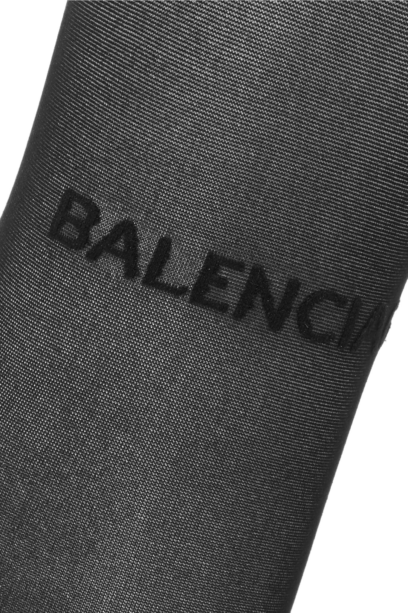 Balenciaga Intarsia Tights in Black - Lyst