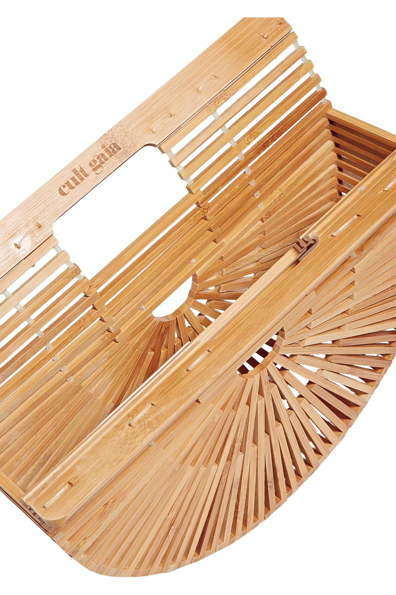 Details about   Cult Gaia Bamboo Wood Cupola Small Clutch Bag NWT