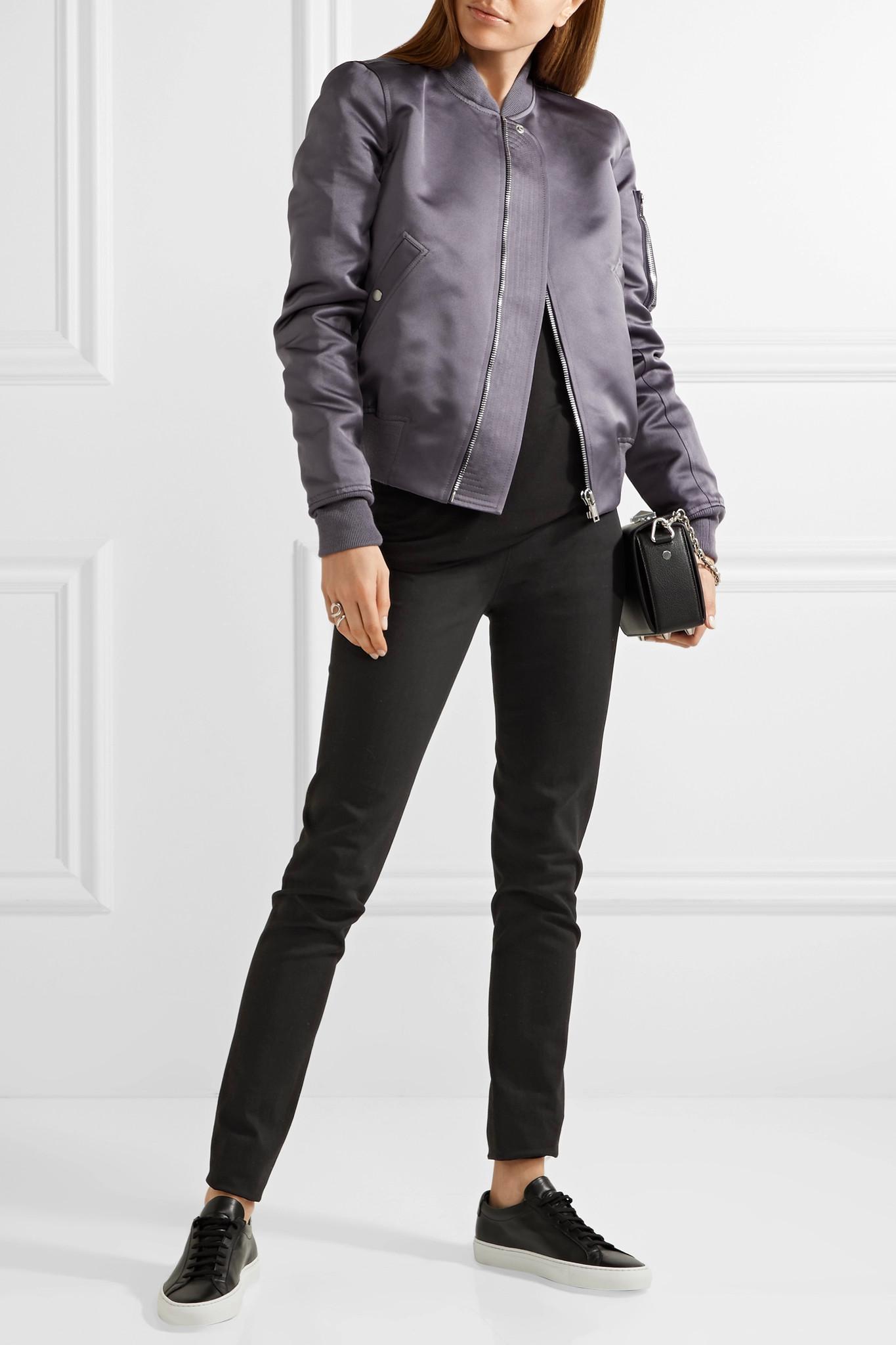 Rick owens silk best sale bomber