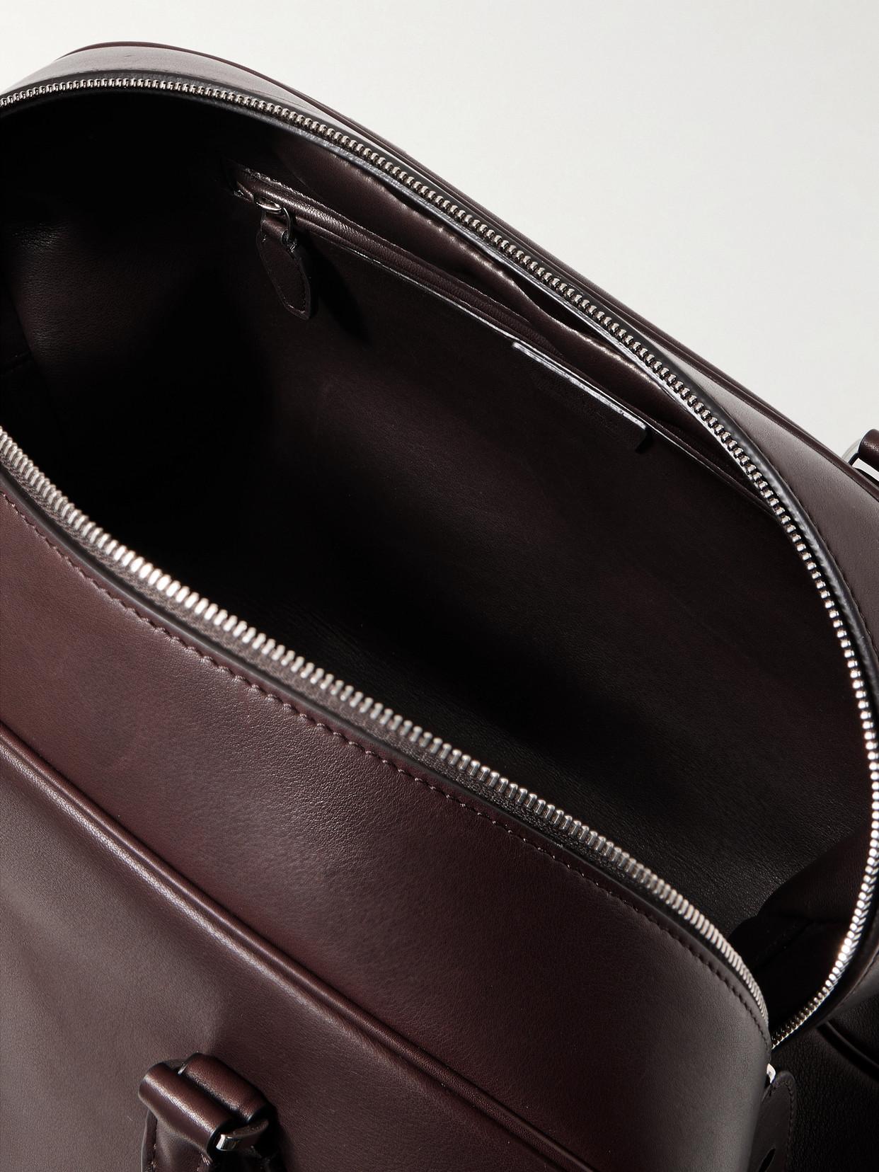 The Row India 15.75 Leather Shoulder Bag in Brown | Lyst