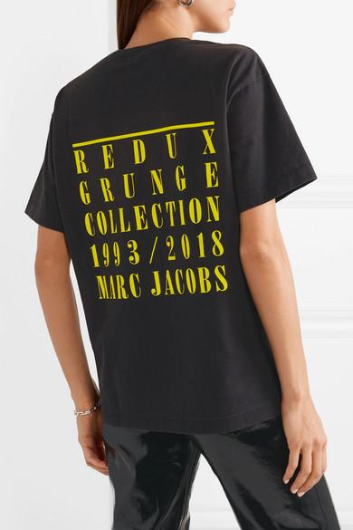 Marc Jacobs Cotton Heaven Graphic Print T Shirt In Black Lyst