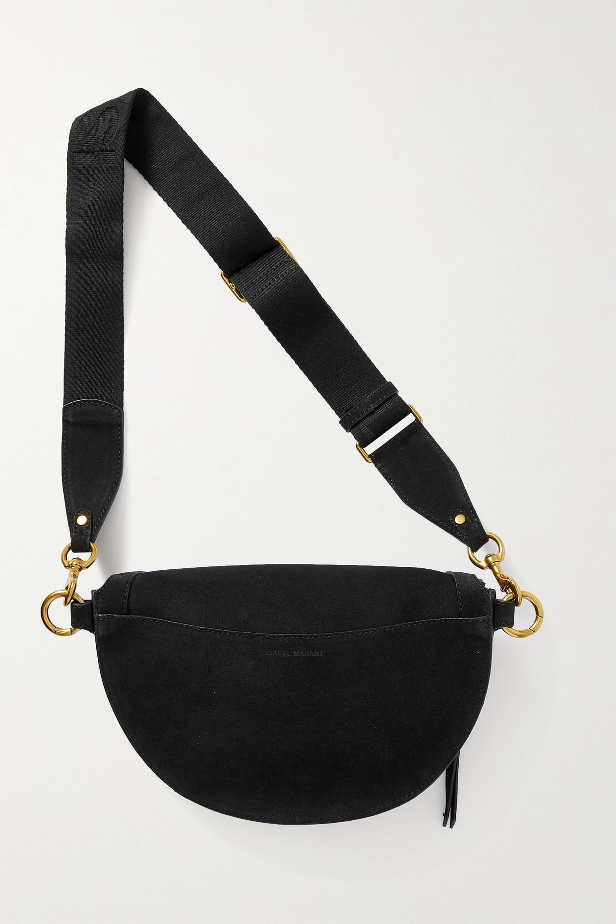 Isabel Marant Skano Suede Belt Bag in Black | Lyst Canada