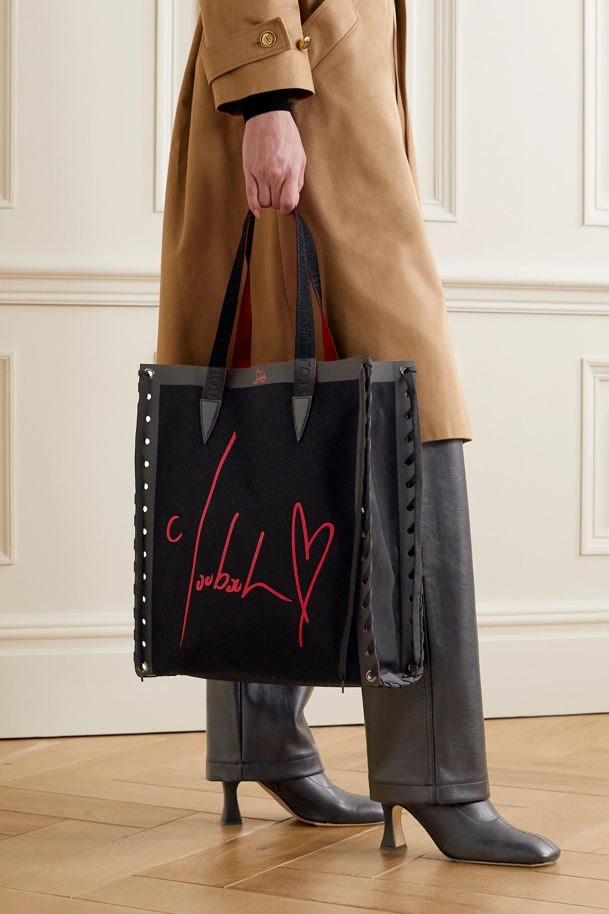 Leather tote Christian Louboutin Black in Leather - 24978318