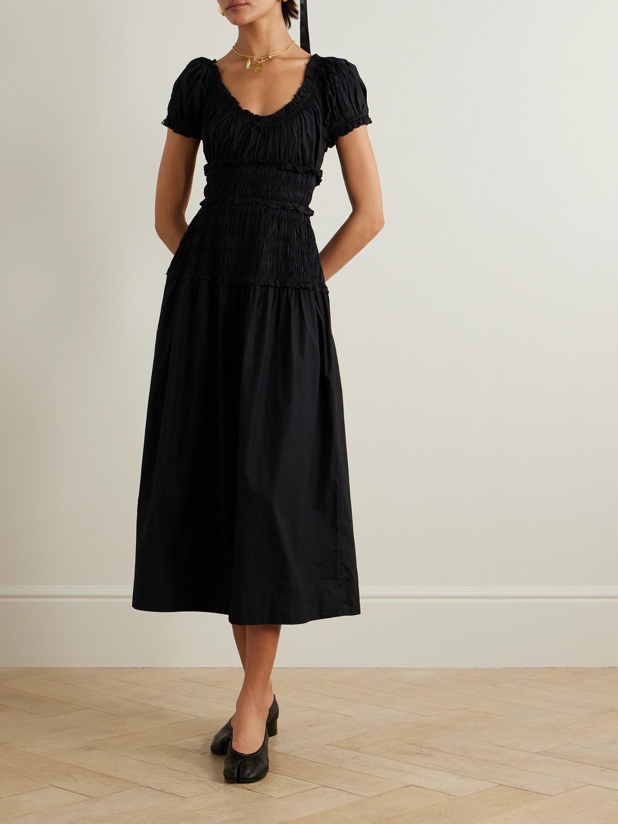 blue dress for baby girl Quinn Dress - Black