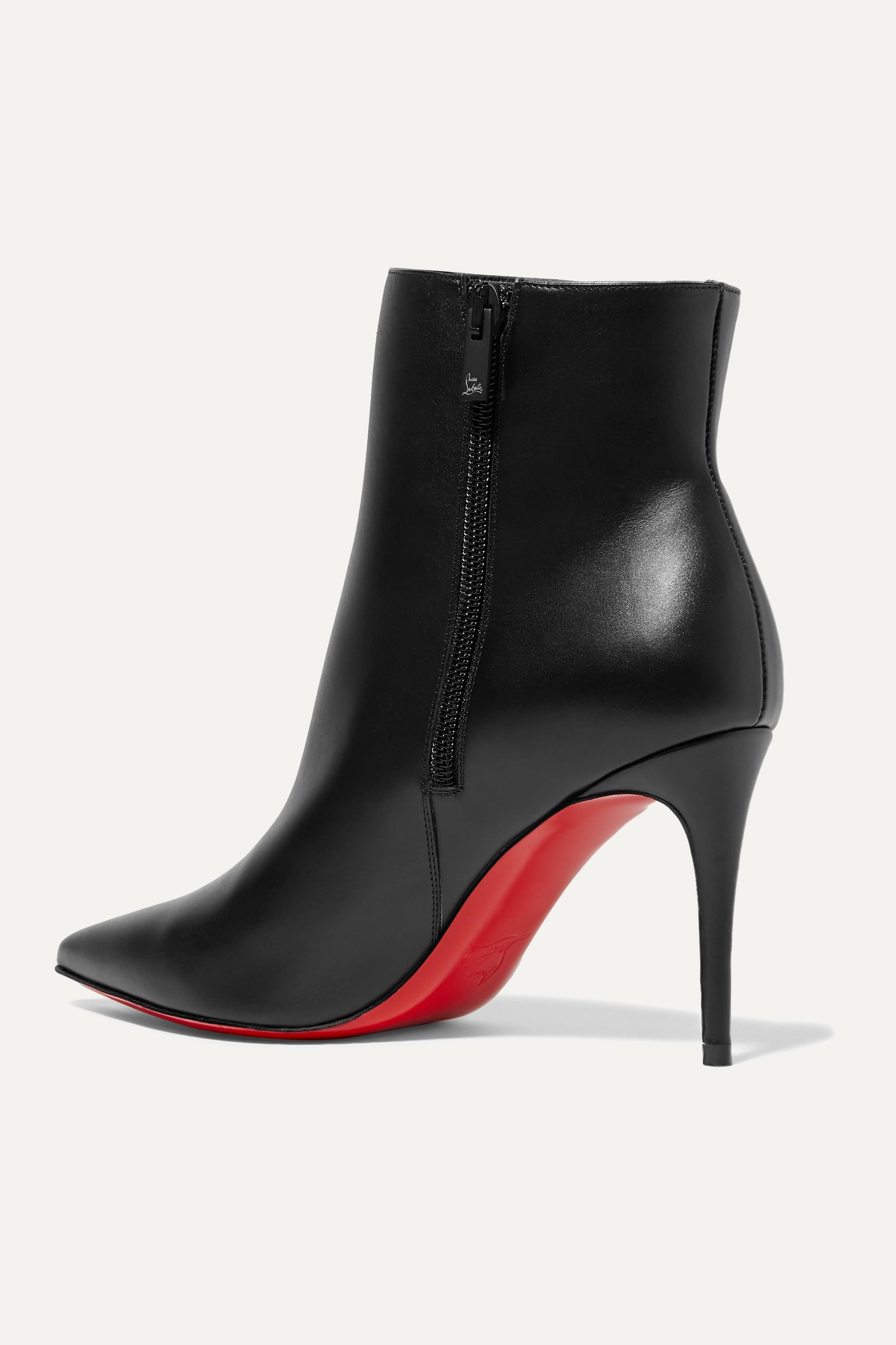 Christian Louboutin Leather So Kate 85 Ankle Boots in Black - Lyst