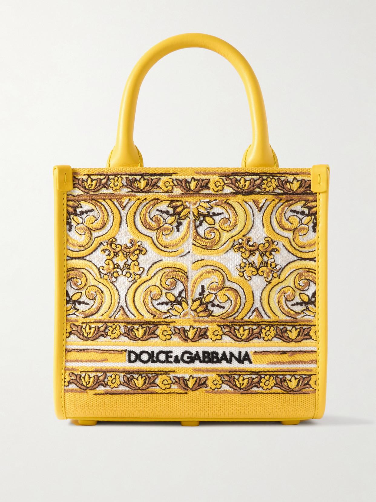 Sicily Bag Yellow Dolce And Gabbana Dolce Gabbana Yellow