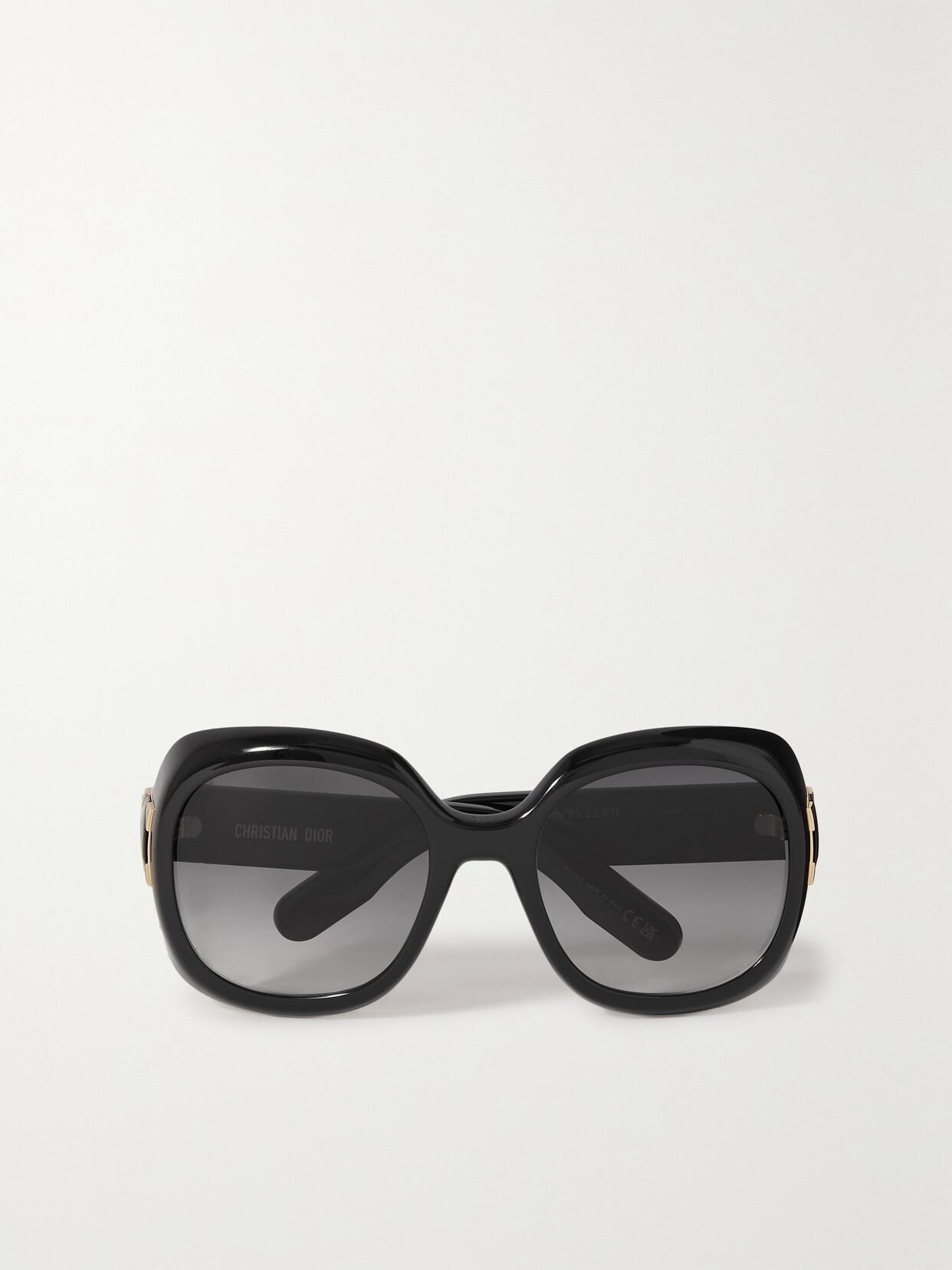Dior Lady 95.22 R3 | 64mm Oversize Round Sunglasses DIOR EYEWEAR Lady 95.22 R2I oversized round-frame acetate  main image 3